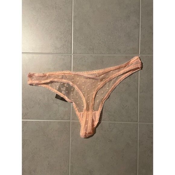 Free To Live Womens Multicolor Lace Stretch Thong Panties Size Medium Lot Of 6 - Picture 9 of 10